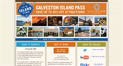 Desktop Screenshot of galvestonislandpass.com